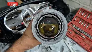 Headlight Retrofitting with Foglamp Projectors 😛😁 Fiat Linea Bi LED Projectors