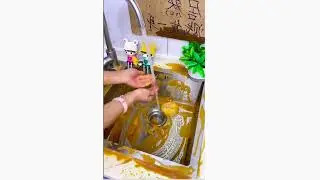 Filter faucet for kitchen sink waterproofing system  #kitchengadgets