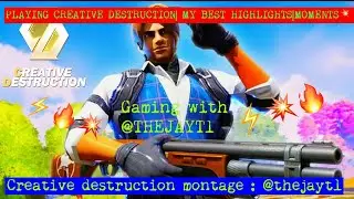 PLAYING CREATIVE DESTRUCTION |BEST MOMENTS| (*GAMING VIDEO**) MOBILE!!!🔥💥