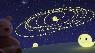 Tiny Glow Worms Light the Skies | Magical Night Rhyme for Kids | Nursery Rhymes & Songs for Children