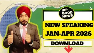 Good News! Jan To April 2026 Speaking PDF Released| Jan To April Speaking PDF 2026|