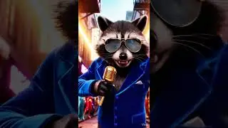 Raccoon and Cat Bollywood Dance Off