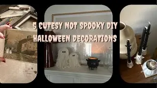 5 EASY/BEGINNER DIY HALLOWEEN DECORATIONS