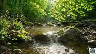 Clear Your Mind: 1 Hour of Forest Stream Sounds | Nature White Noise for Studying