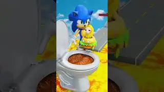 OHIO Sonic vs Toilet &ndash; Bridge Trap Jump and Lava Dive into a Chocolate Toilet Showdown