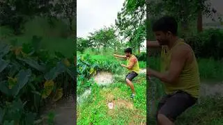 INSANE Hook Trick Catches GIANT Fish in Village Pond!
