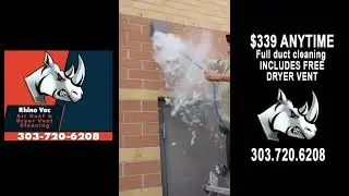 Rhino Vac Colorado Dryer Vent Cleaning!