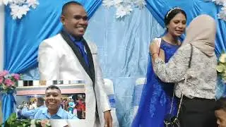 Edisi Menyalami Pengantin Ibu Novita Domlay dan Bpk. Legorius Watlitir
