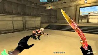 Chinese CrossFire VIP M4A1 Black Knight and VIP Kukri Dragon Slayer