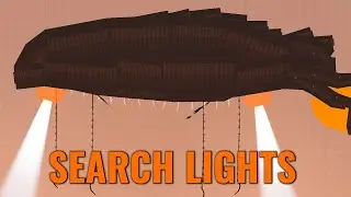 Search Lights Monster Makes Everything Under It Disappear [People Playground]