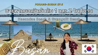No.1 and No.2 famous beaches in Busan, plus the Sand Festival | POHANG-BUSAN EP.5