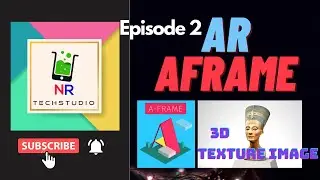 How to make an Augmented Reality App with  AFrame 3D Object model with Texture Image EP-2