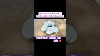 Bath Bombs for Sensitive Skin | Easy DIY #shorts #trending #viral #momtok #nontoxicskincare
