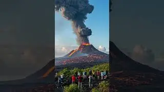 Hawaii Volcano 😱 #hawaii #hawaiifood #volcano #volcanoadventure #volcanoiceland #usa #usatoday