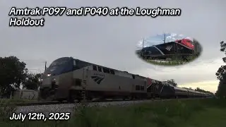 Amtrak P097 and P040 at the Loughman Holdout | July 12th, 2025