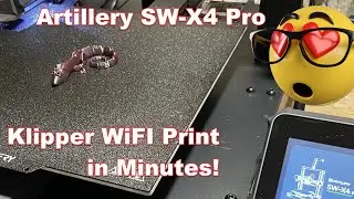 Мгновенная печать Klipper WIFI на 3D-принтере Artillery SW-X4 Pro: шаги для начинающих