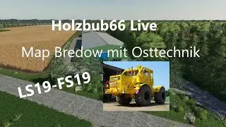 PC -Live  Bredow LS19-FS19 mit Osttechnik am Ackern