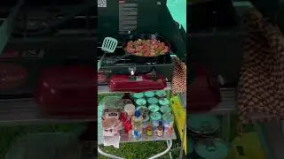 Camp cooking ! #camping #campkitchen #outdoorcooking ##campingstoves