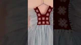 How to #make a #princess #dress #crochet #tulle #tulledress #beginnercrochet #gs #skirt @yarnSdesign