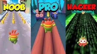 NOOB vs PRO vs HACKER - Om Nom Run Part 1