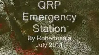 QRP CW Steam engine Emergency Station by YS1RS