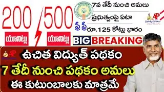 ఏపీలో  ఉచిత విద్యుత్ పథకం|free Electricity for Weavers in Ap|How to apply free electricity in ap|