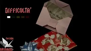 [ORIGAMI ITA] CUSTOMIZABLE Envelope For Gifts || Christmas Themed Origami