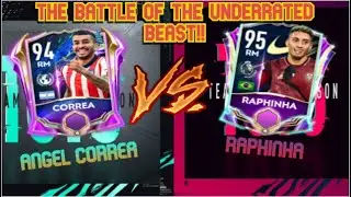 THE TWO BEAST SHOWDOWN! ANGEL CORREA VS RAPHINHA!!! | PLAYER REVIEW | FIFA MOBILE 21