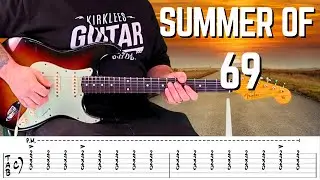 Bryan Adams | Summer Of 69 Guitar Tutorial | FREE DOWNLOADABLE TABS | Summer Of 69 Guitar Lesson