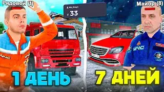7 ДНЕЙ на Новом СЕРВЕРЕ МАТРЕШКА РП! ВСТУПИЛ в ОРГАНИЗАЦИЮ МЧС на MATRESHKA RP! (CRMP MOBILE)