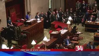 New York State Legislature's first day