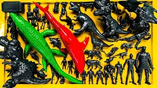 Dinosaurus Jurassic World Dominion: T-rex, Siren Head, Catnap, Skibidi, Godzilla, King Kong