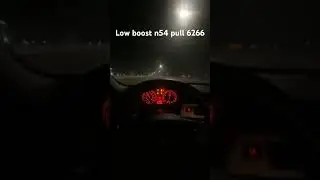Low boost pull 13psi on DocRace single turbo n54 #n54 #singleturbo#6266#bmw #boosted