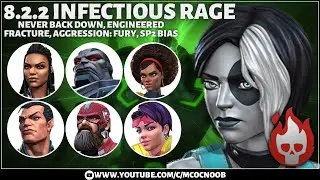 MCOC Act 8.2.2: Infectious Rage, Never Back Down, Engineered Fracture, Sp2 Biasm Agg: Fury  - Domino