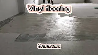 [9reno] Glue Type Vinyl Flooring for office and warehouse Singapore