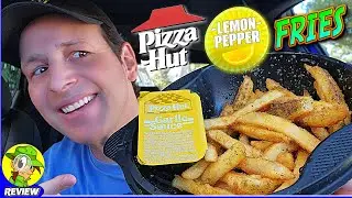 Pizza Hut&reg; LEMON PEPPER FRIES Review 🍕🍋🍟 First Time Trying! 🤯 Peep THIS Out! 🕵️&zwj;♂️