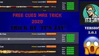 Free Max Cues trick 2020.. Glitch cue, Invisible cue , Iron cue..100% working trick..🔥🔥