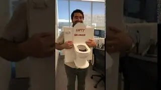 Gouvis Engineering Halloween Costume Contest: James as a Toilet!