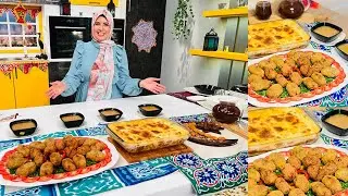 العزومة مع الشيف فاطمة أبو حاتي | طريقة عمل مكرونة بشاميل - كفتة بانيه - التمر هندي