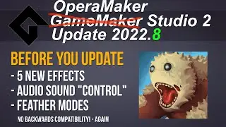 Update V2022.8 - New fx + sound control [GameMaker Studio 2]