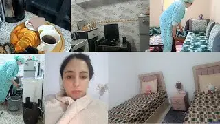 روتين قبل السفر 💪تغيير فبيت البنات ⁉️رديت كلشي كيشعل 💥 بناتي مبغاوش اسافرو معيا 🥺