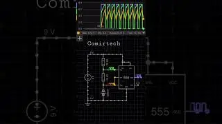 Square Wave Oscillator Using IC 555 NE555 | Osilator Gelombang Persegi Menggunakan IC 555 NE555