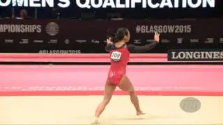 VERDEFLOR Ava Lorein (PHI) - 2015 Artistic Worlds - Qualifications Floor Exercise
