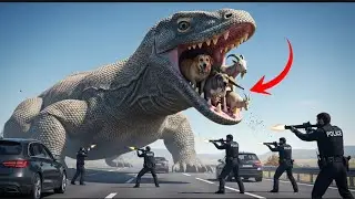 Heroes Confronted a Komodo Dragon to Save Sheep | Viral Wildlife Rescue
