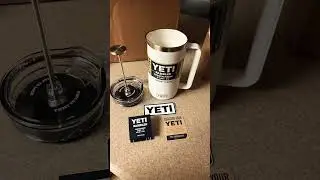 Yeti French Press 🤍 #yeti #frenchpress #white #new #coffee #coffeelover #yetigirl #unboxing #love