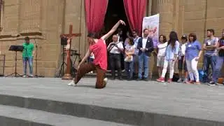 Il flash mob della giornata giovani RnS a Firenze