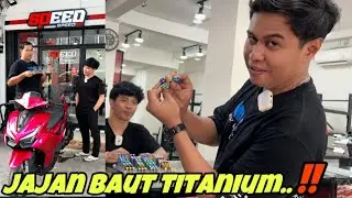 PASANG FULL BAUT TITANIUM SEHARGA MOTOR ‼️ AEROX ALPHA GANTI BAUT TITANIUM..