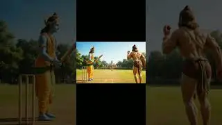 Jai shree Ram aor Hanuman ji Bat Ball playing #shots video