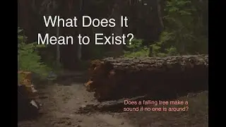 What Does it Mean to Exist?