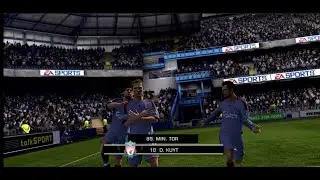 Dirk Kuyt scores for FC Liverpool against FC Chelsea - FIFA 2009 Manager Mode Premier League